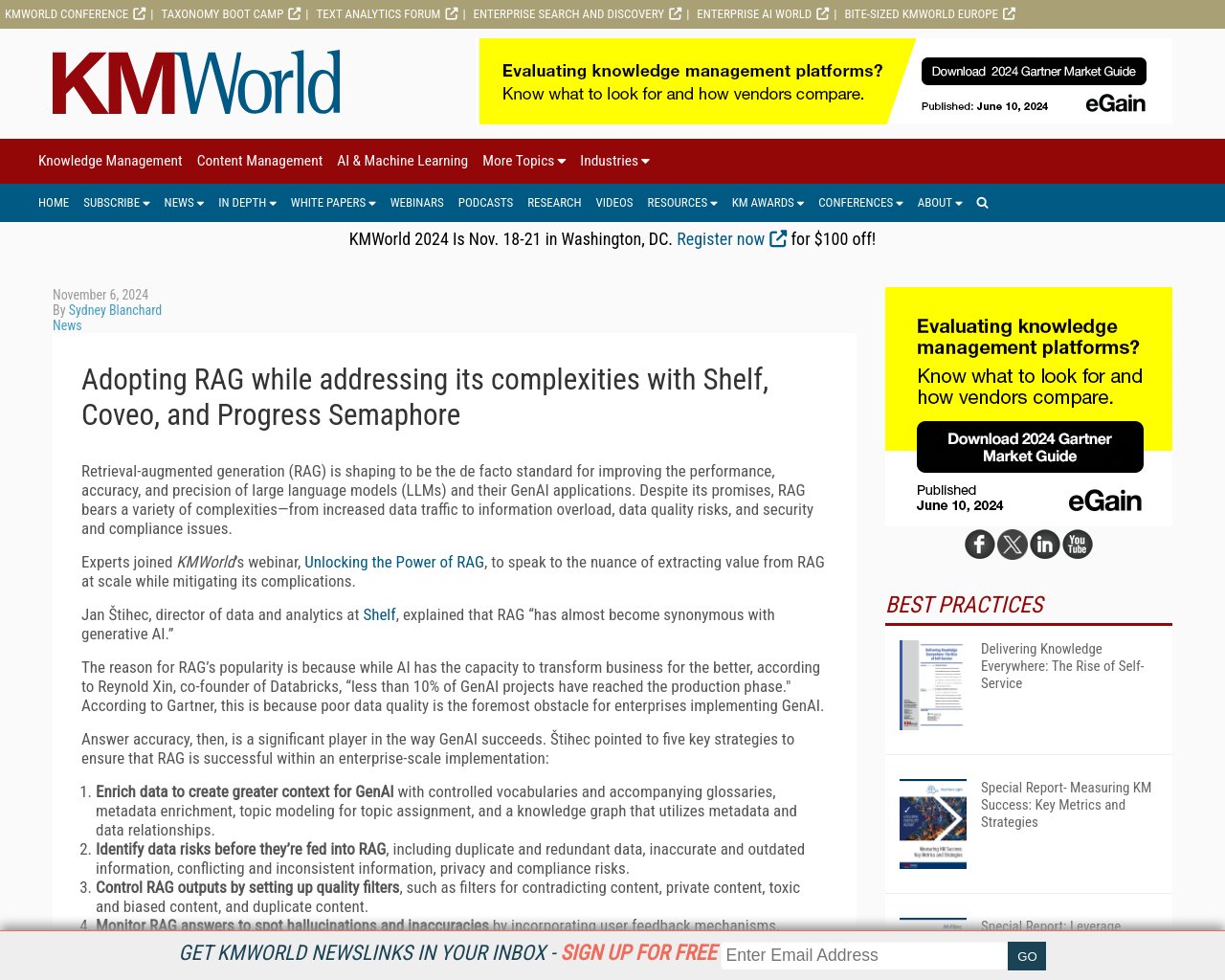 managetech_inc's tweet card. Summary in Japanese 要約: Retrieval-augmented generation