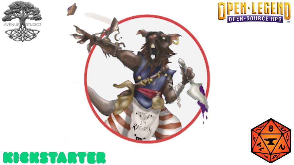 AvenueStudios's tweet card. Bestiary for Open Legend RPG ready for Foundry VTT and a PDF.