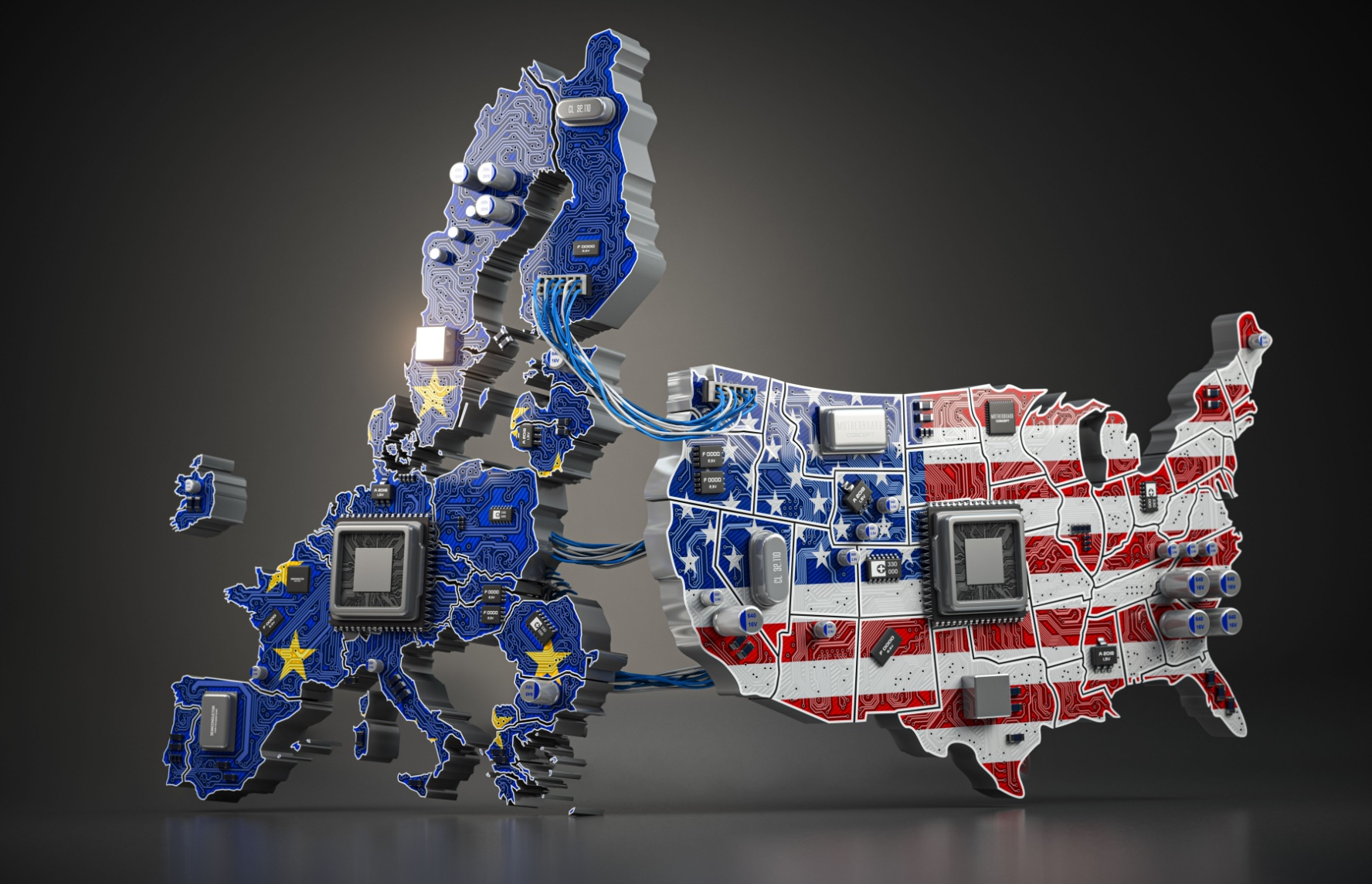 BrookingsInst's tweet card. Benjamin Larsen and Sabrina Küspert compare the recent developments of the EU and US in regulating general-purpose AI.