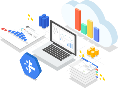 Trifacta's tweet card. Hi guys, remember in my last post we had a long time trying to preprocess our data and make it ready for modelling and Analytics (?).