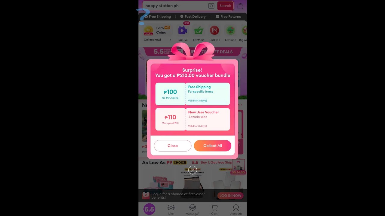 CalinaoMiranda's tweet card. Lazada 5.5 Sale 2025 Philippines, Lazada Voucher Code In May