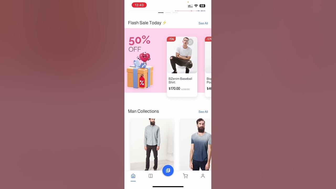 InspireUI's tweet card. Shopify App 💫 User Address Management System (Flutter E-Commerce App)