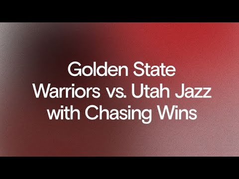 NotChasingWins's tweet card. Game 19: Warriors vs. Jazz