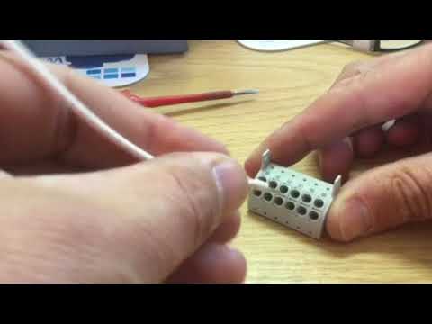 EBennettElec's tweet card. Danfoss FC302 FC102 FC202 terminal release mechanism