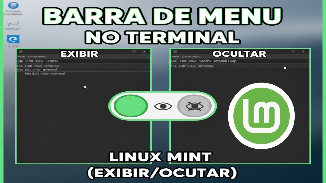 TecnologiaMund3's tweet card. Como Exibir e Ocultar a Barra de Menu no Terminal do Linux Mint