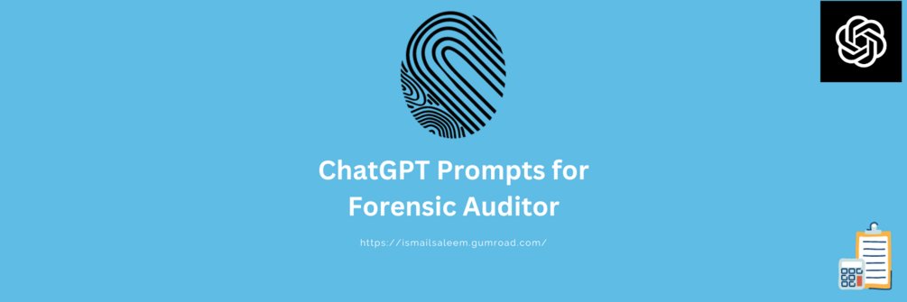 DevelopWYL's tweet card. Unleash the power of investigative prowess with 'ChatGPT Prompts for Forensic Auditor,' a game-changing e-book meticulously crafted for precision in financial scrutiny. Immerse yourself in dynamic ...