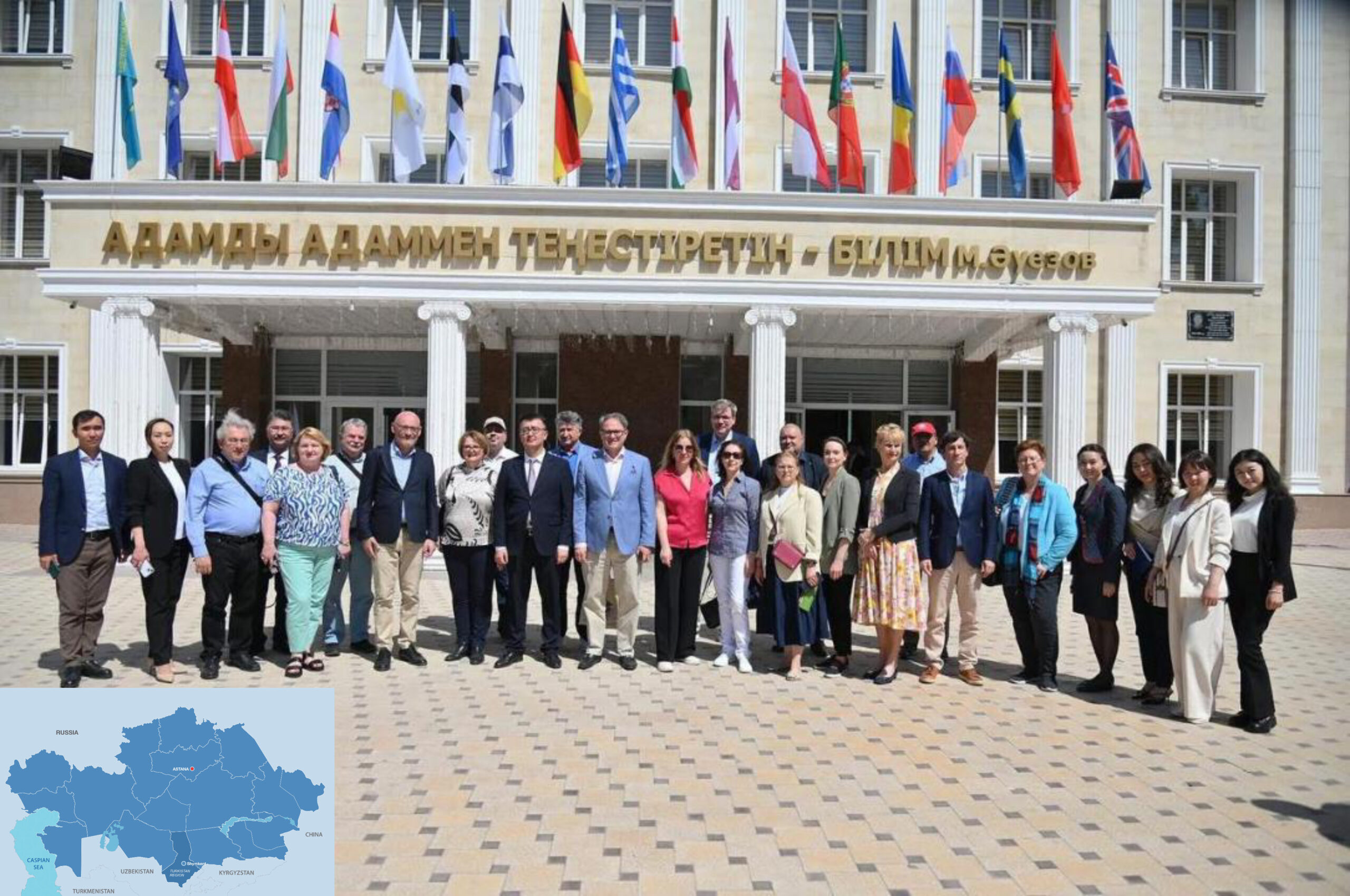 romanvassilenko's tweet card. European Ambassadors Visit  Shymkent, Turkistan to Deepen Ties with Kazakhstan 