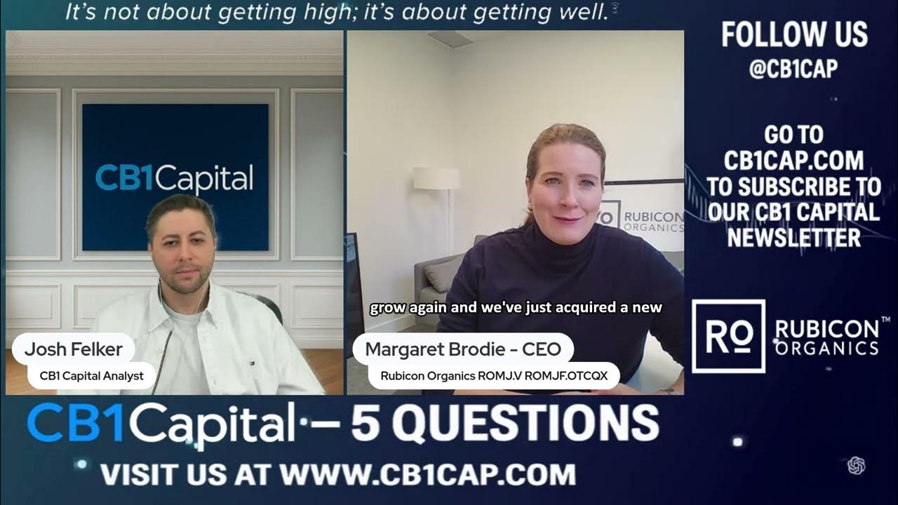 RubiconOrganics's tweet card. CB1 Capital - 5 Questions w/ Rubicon Organic's CEO Margaret Brodie -...