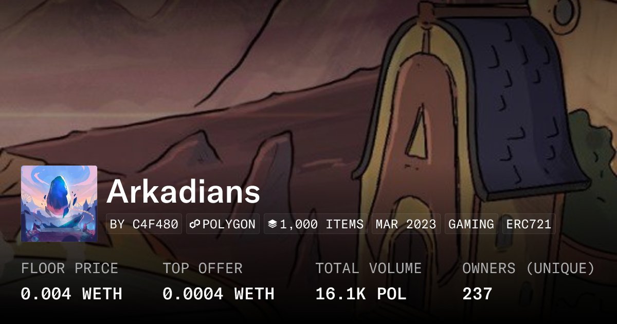 TechCryptoVerse's tweet card. Arkadians, the builders of Arkadia, a Cross-IP Attraction MMO magical theme park full of adventure and unique gaming experiences.