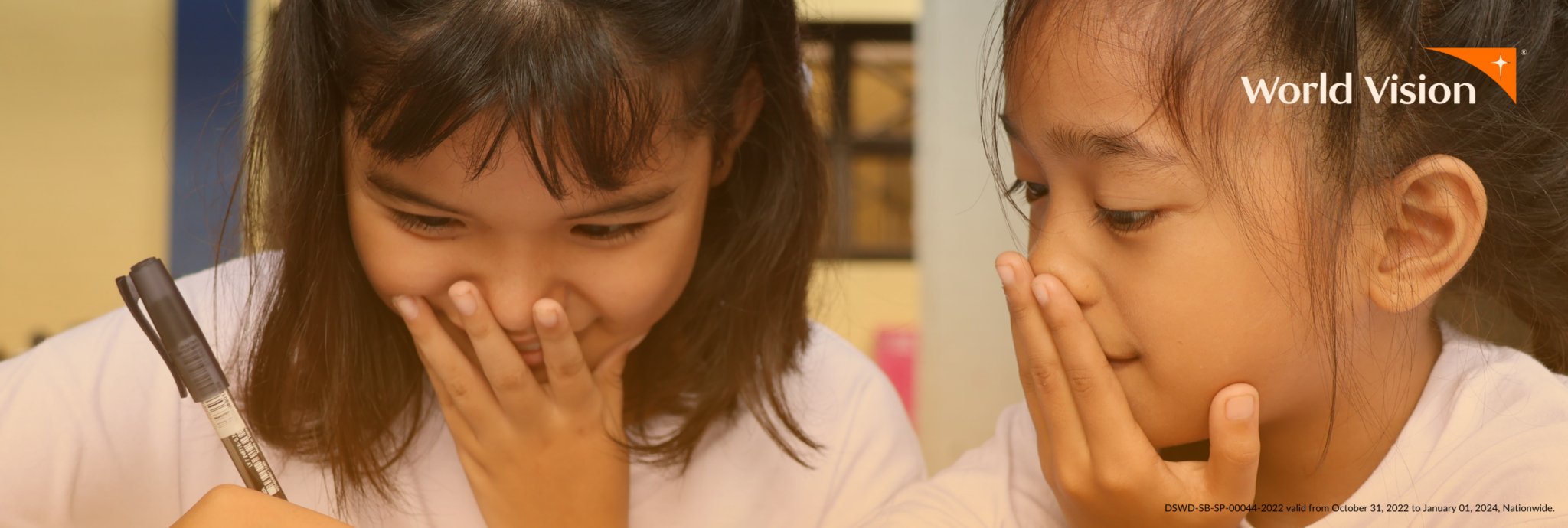 AteNiBelle's tweet card. World Vision Philippines is dedicated to improving children’s lives and their communities through child sponsorship, disaster aid, and sustainable programs.