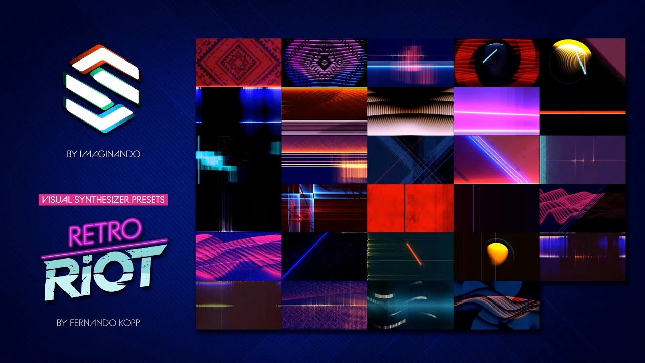 arzdigdig2's tweet card. Retro Riot Preset Pack by Fernando Kopp for VS - Visual Synthesizer