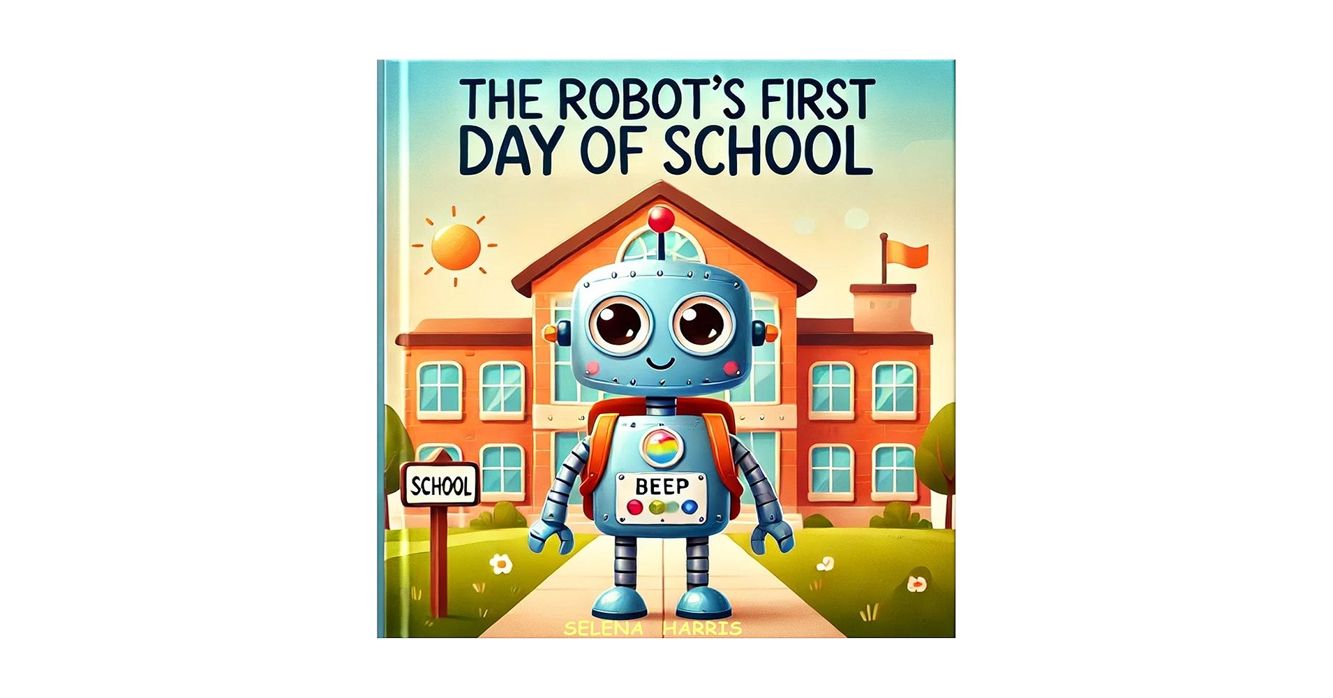 tobbyjaslee's tweet card. The Robot's First Day of School