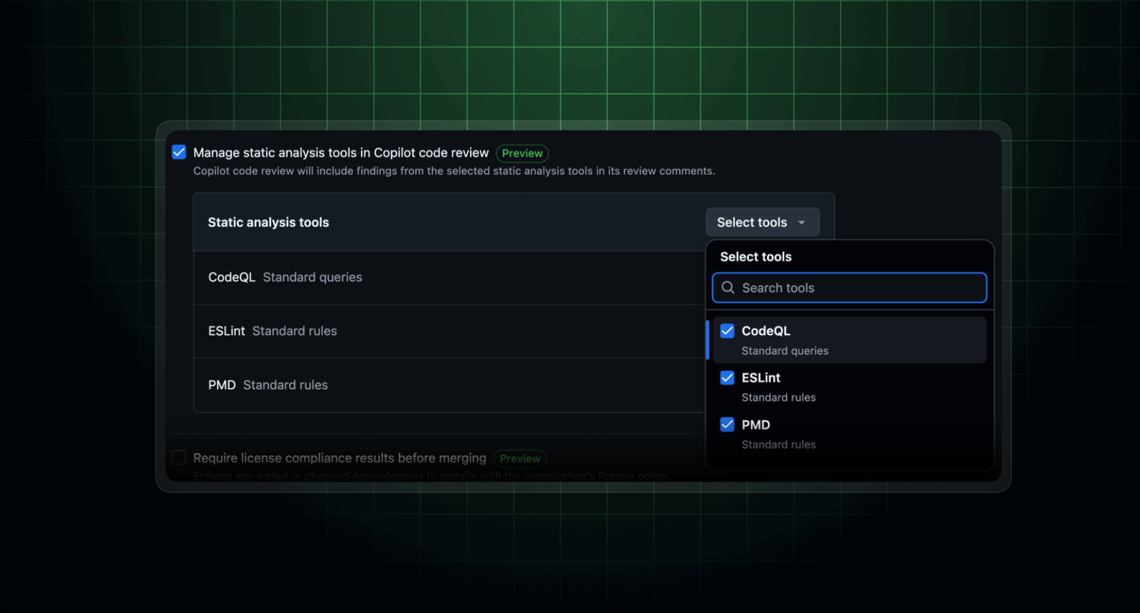 GHchangelog's tweet card. Copilot code review now surfaces actionable feedback from linters, so the small stuff is never missed—and you can customize which linters are used via repository rulesets. This feature is available…