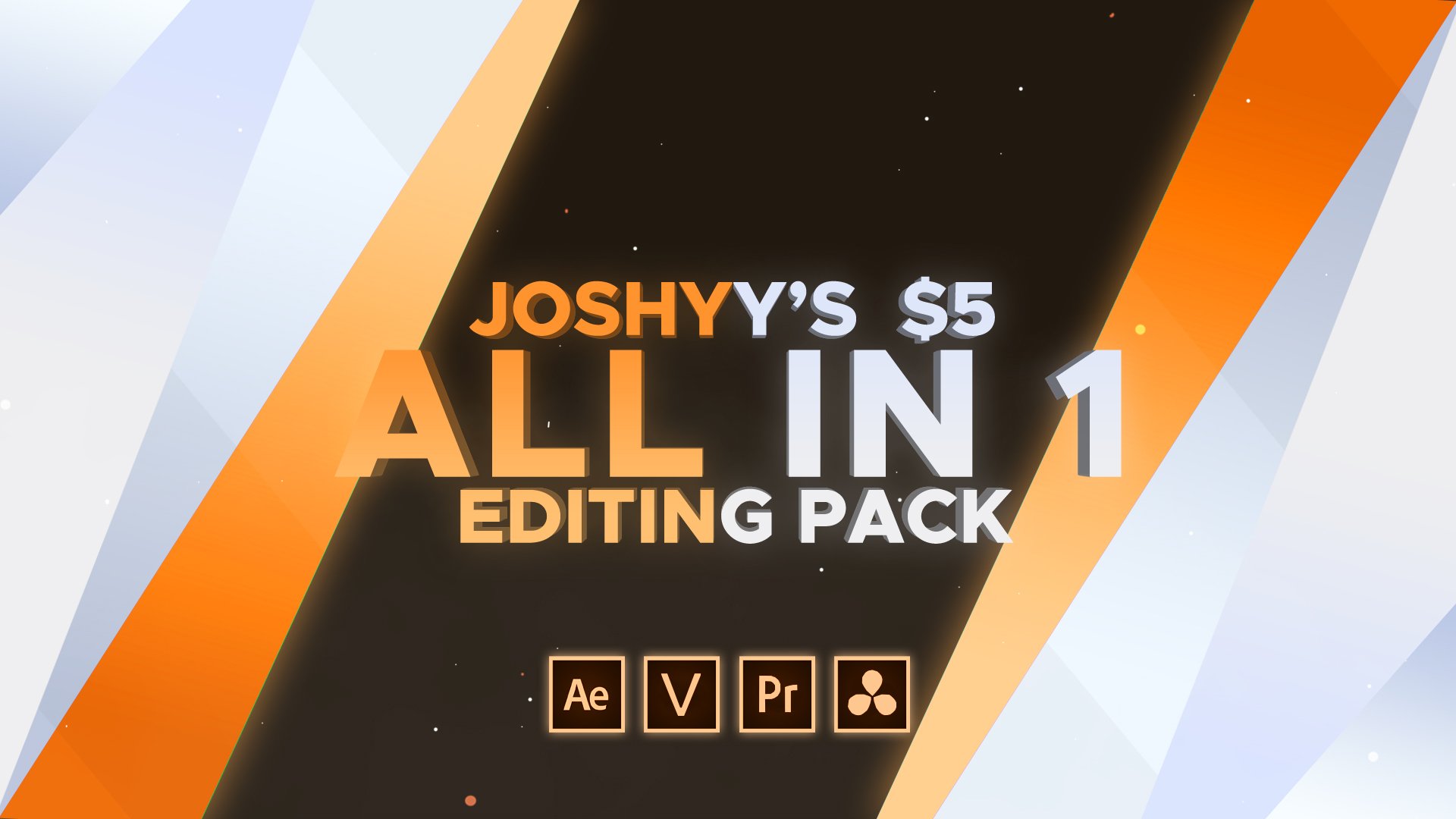 Assultz4's tweet card. JOSHYY'S ULTIMATE ALL IN ONE EDIT PACK!This Pack Includes:*NEW UPDATE* - 07/29-9 Project Files for After Effects and Premiere Pro have been added-GOD Overedit Overlays-Top Tier Sound Effects for...