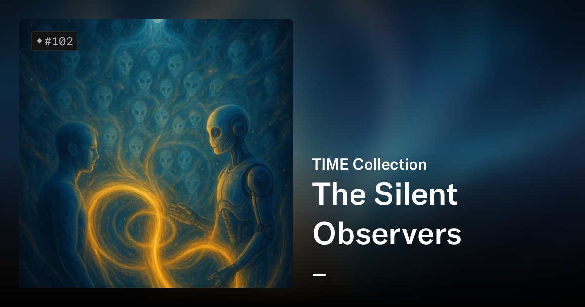 Praveen86248654's tweet card. TIME Collection 🕰️ | A Journey of Awakening From brokenness to wholeness, from illusion to truth, TIME Collection unfolds the path of the One. Each piece is a step through echoes, lies, reflections,...