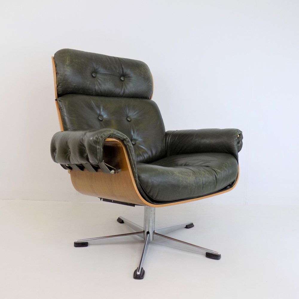 vntg_design's tweet card. Sold: Martin Stoll leather chair 5612 for Giroflex | #238263