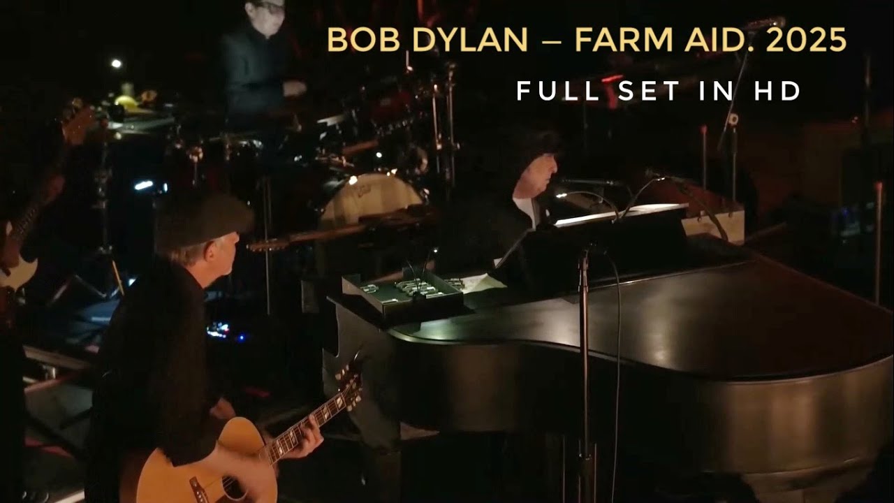 diegokantor's tweet card. Bob Dylan live at Farm Aid 40. 2025. Full set in HD Video. Minneapo...