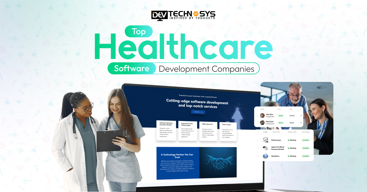 DevTechnosys's tweet card. Find Top Healthcare Software Development Companies in HIPAA-compliant healthcare apps, EMR/EHR platforms, medical technology solutions.