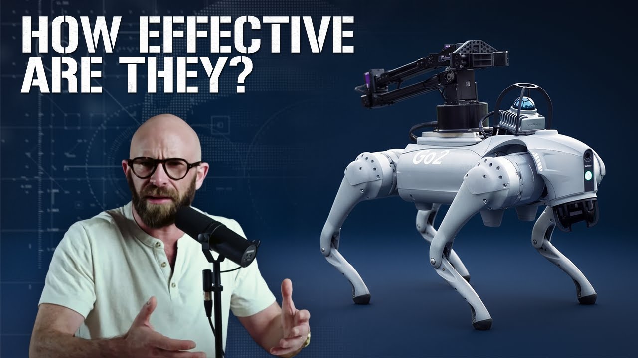 CyberpunkTTRPG's tweet card. Ukraine's Robot Attack Dogs