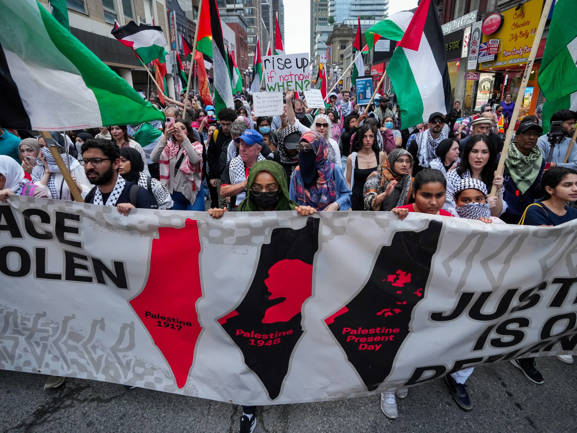 CJPME's tweet card. Ministry of public safety says it is seeking more details about questioning of scholar Richard Falk at Toronto airport.