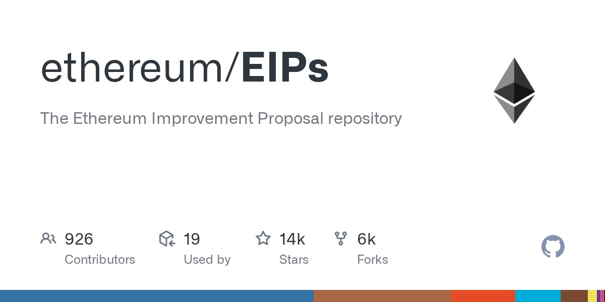 gsmachado's tweet card. The Ethereum Improvement Proposal repository. Contribute to ethereum/EIPs development by creating an account on GitHub.