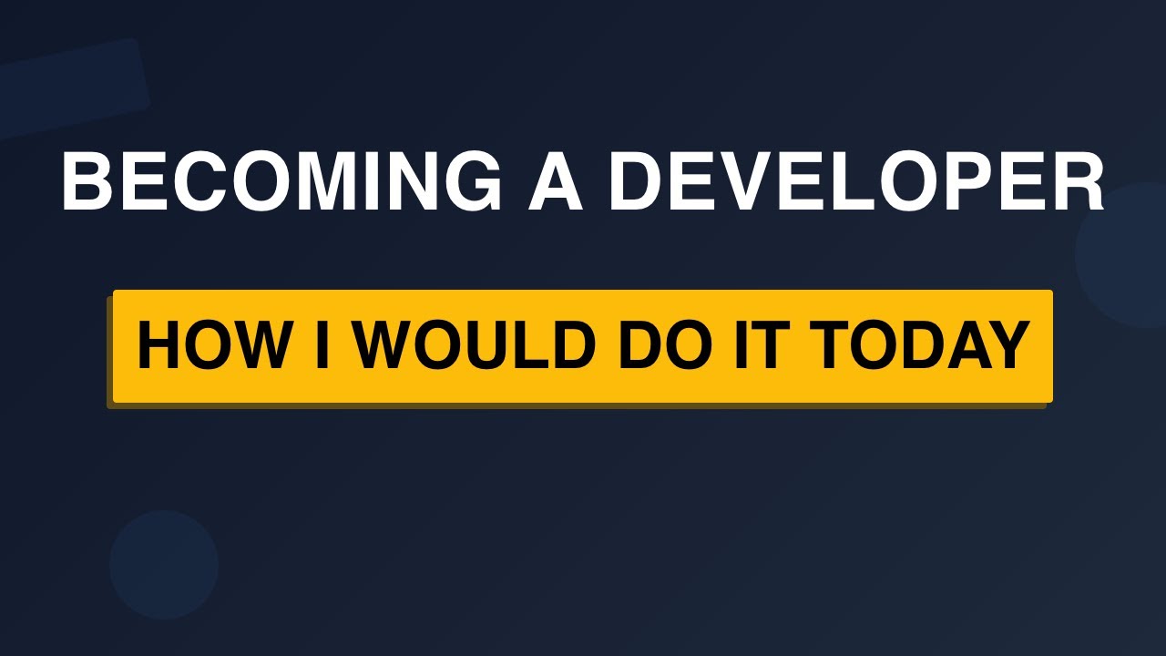 BuildAtScale's tweet card. How I Would Become a Developer Today