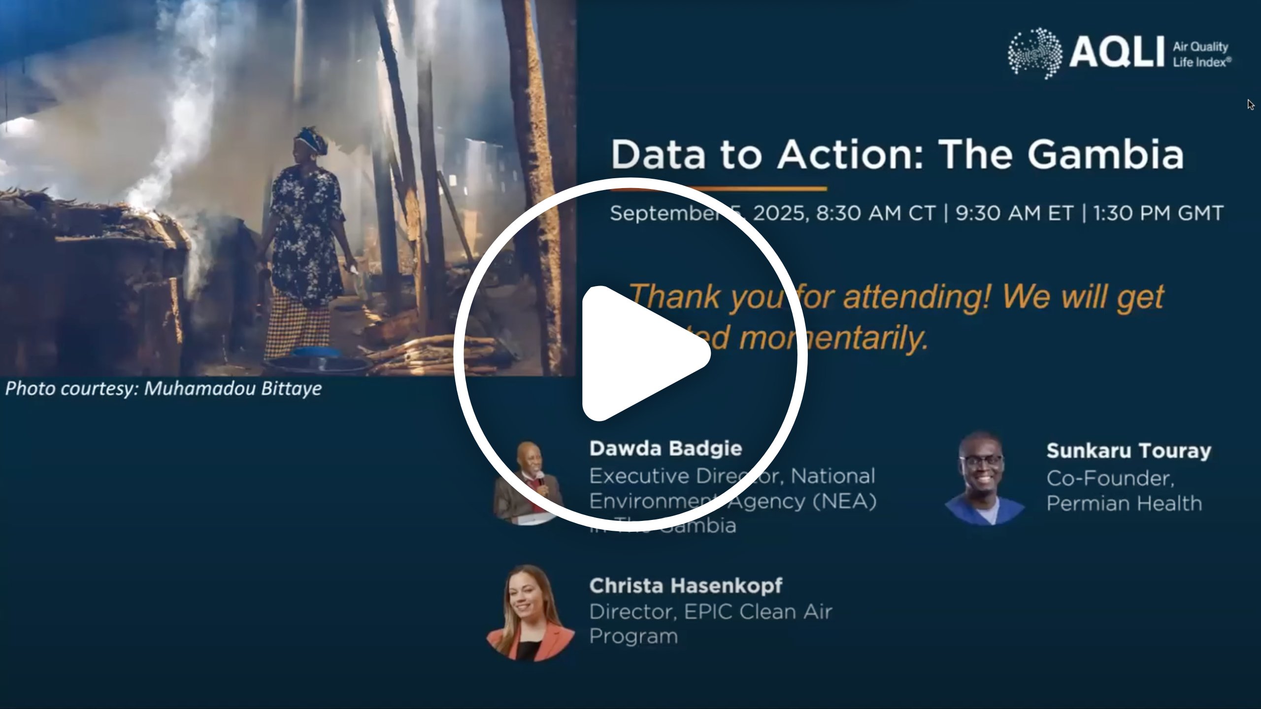 permianhealth's tweet card. What role does pollution data play in shaping narratives around air quality? How can communities and governments use data to drive action on air pollution? The Data to Action Webinar Series seeks to...