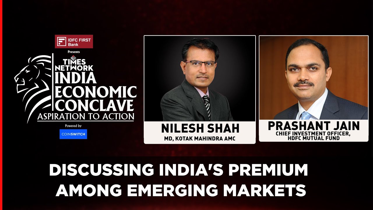 MadhusudanKela's tweet card. Nilesh Shah, Prashant Jain & Madhusudan Kela Discuss India’s Premium...