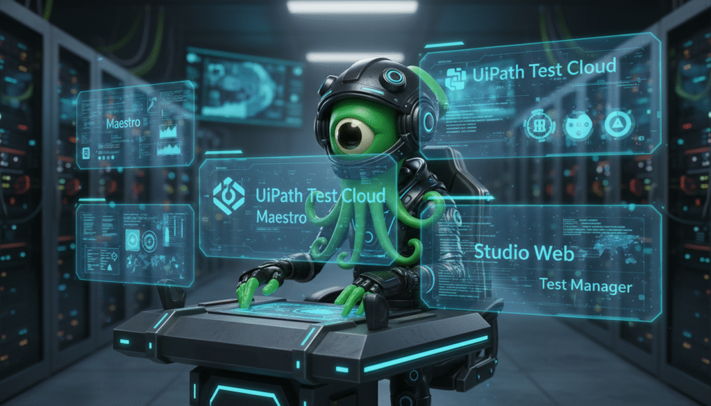 Emp0_com's tweet card. Explore agentic testing UiPath Test Cloud 2025.10 with AI agents, self-healing tests, and Maestro orchestration for faster, reliable automation.