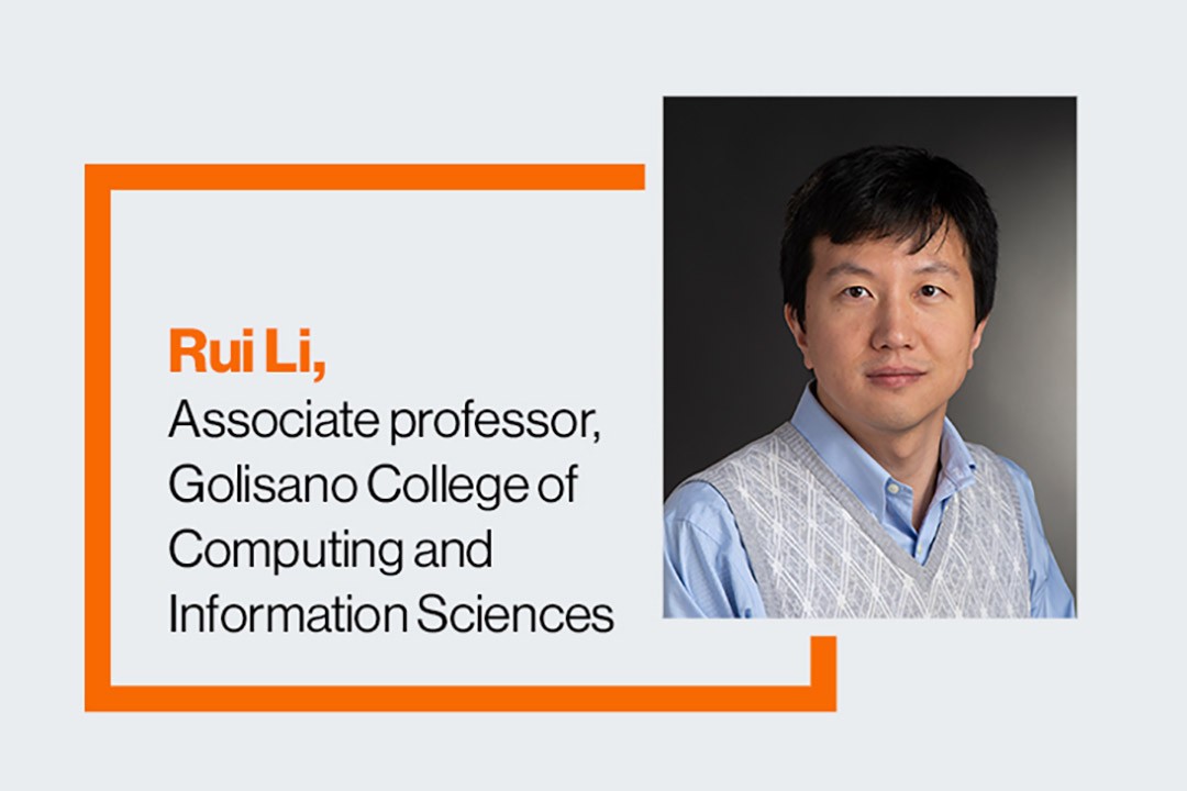 scottbureau's tweet card. RIT computing students and Professor Rui Li are working on a National Institutes of Health-funded project to use AI in disease pathway discovery.
