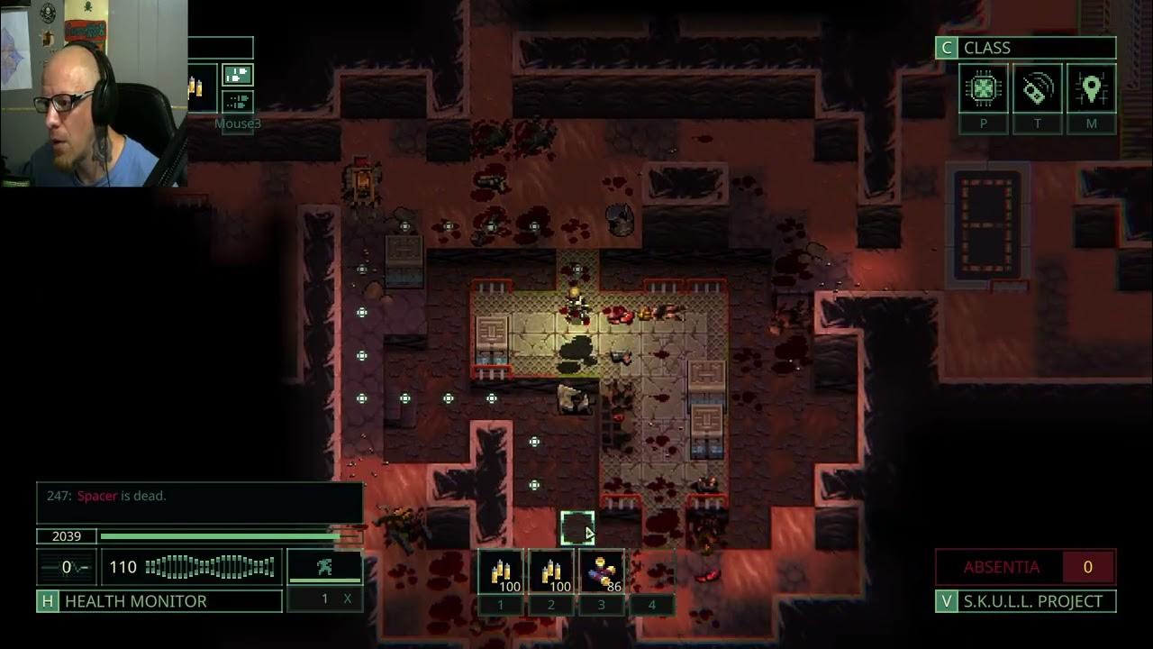 GamerRob08's tweet card. Quasimorph ep 22 - a quick little mission