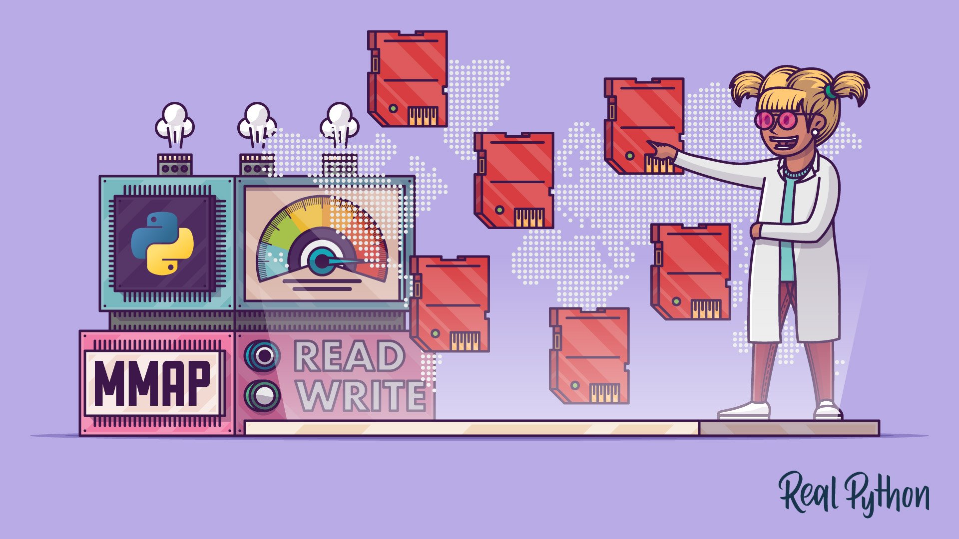 NoDanCoder's tweet card. In this tutorial, you'll learn how to use Python's mmap module to improve your code's performance when you're working with files. You'll get a quick overview of the different types of memory before...