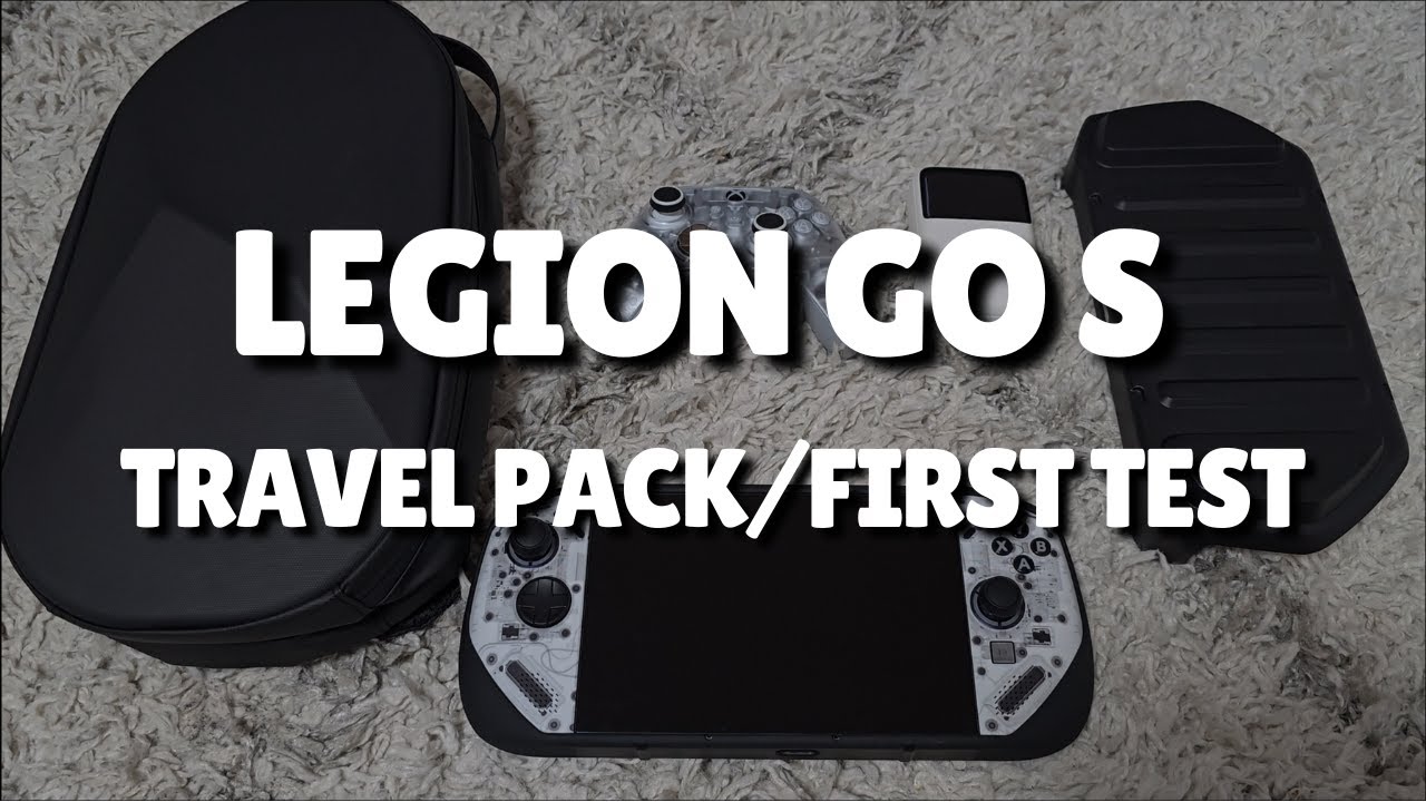 itznitolive's tweet card. My Legion Go S Travel Pack & First Impressions (Gameplay Test)