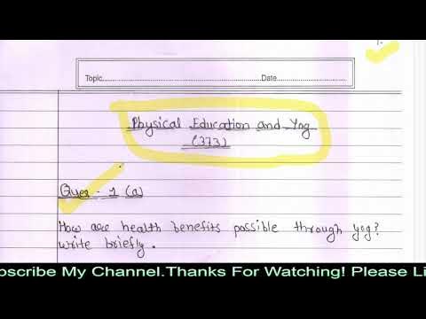 pkkapriandco's tweet card. Physical Education And Yog 373 NIOS TMA Ready To Upload Handwritten...