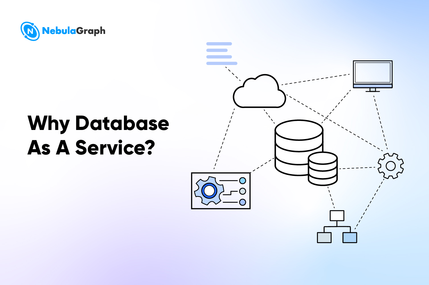 NebulaGraph's tweet card. This blog introduces what database-as-a-service is and why enterprises and developers should consider it as an option.