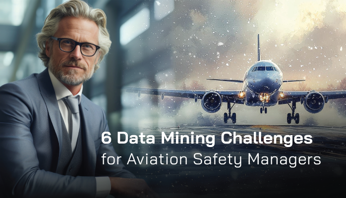 SMS_Pro's tweet card. Explore the key challenges aviation safety managers face in data mining for Safety Management Systems (SMS) and practical solutions to enhance safety outcomes