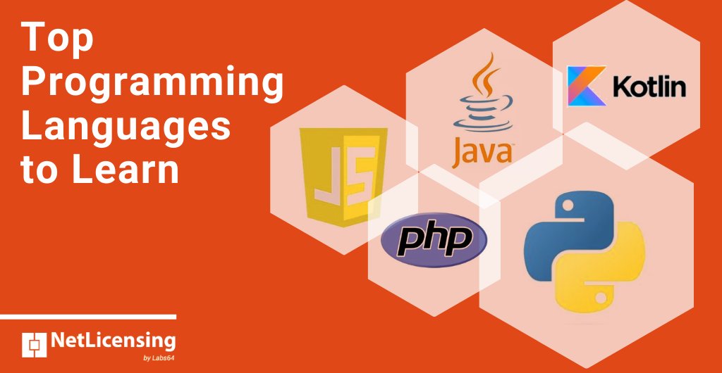 netlicensing's tweet card. We pulled out the Labs64 NetLicensing List of Top Programming Languages to Learn in 2020