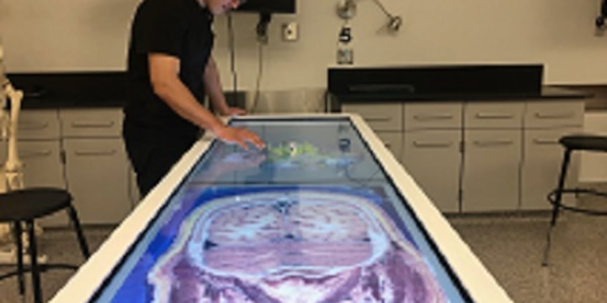 AnatomageTable's tweet card. Medical students take plenty of difficult classes during their four years. Their first year includes anatomy class. at UNR's medical school, and students have an advanced tool to make anatomy more...