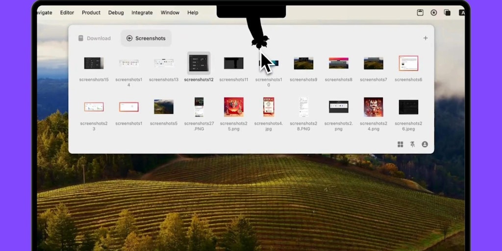 InLessimore's tweet card. Folder Hub functions similarly to a floating Finder, cleverly utilizing the notch area on a Mac. When you move your mouse to the notch, a window will pop up and float above other windows, with...