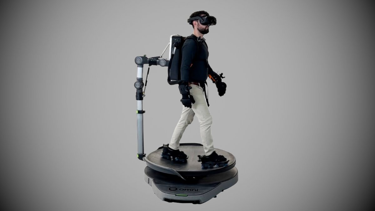 Metaverse's tweet card. Gloves, treadmill, shoes, and VR glasses: With the complete package "Nexus NX1", avatars in virtual reality and humanoid robots are to be controlled.