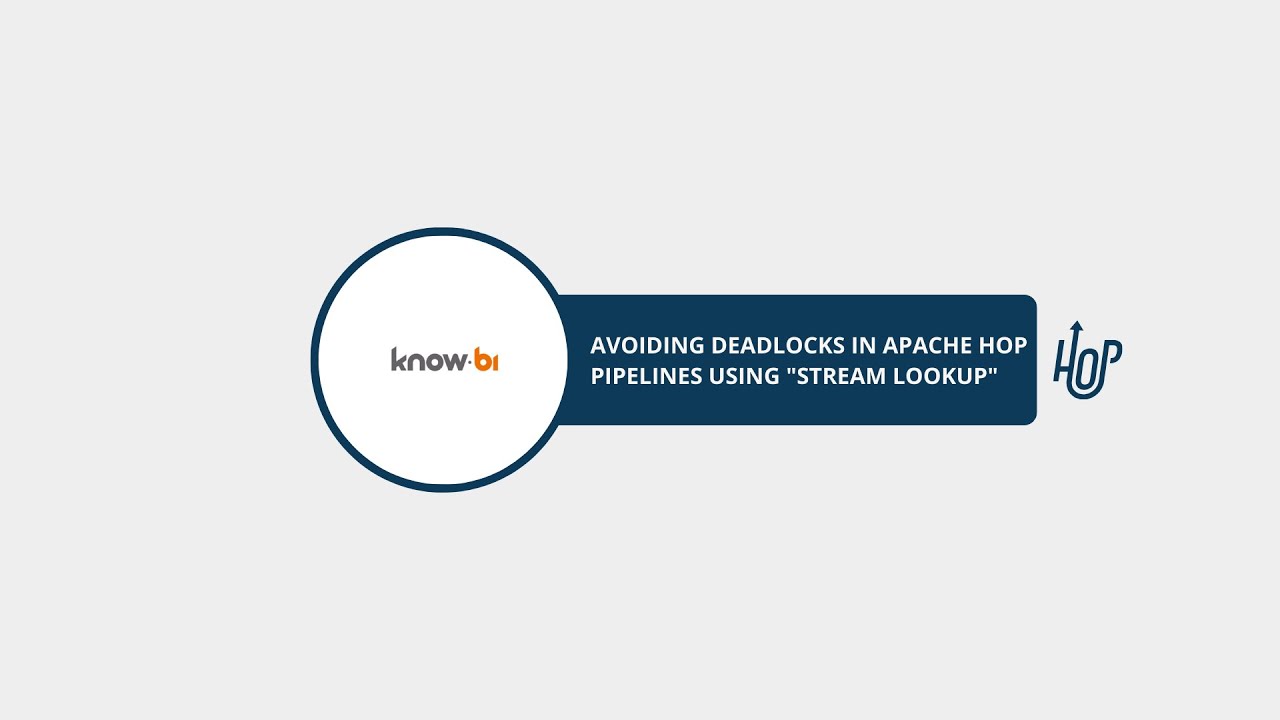 know_bi's tweet card. Avoiding deadlocks in Apache Hop pipelines using Stream lookup