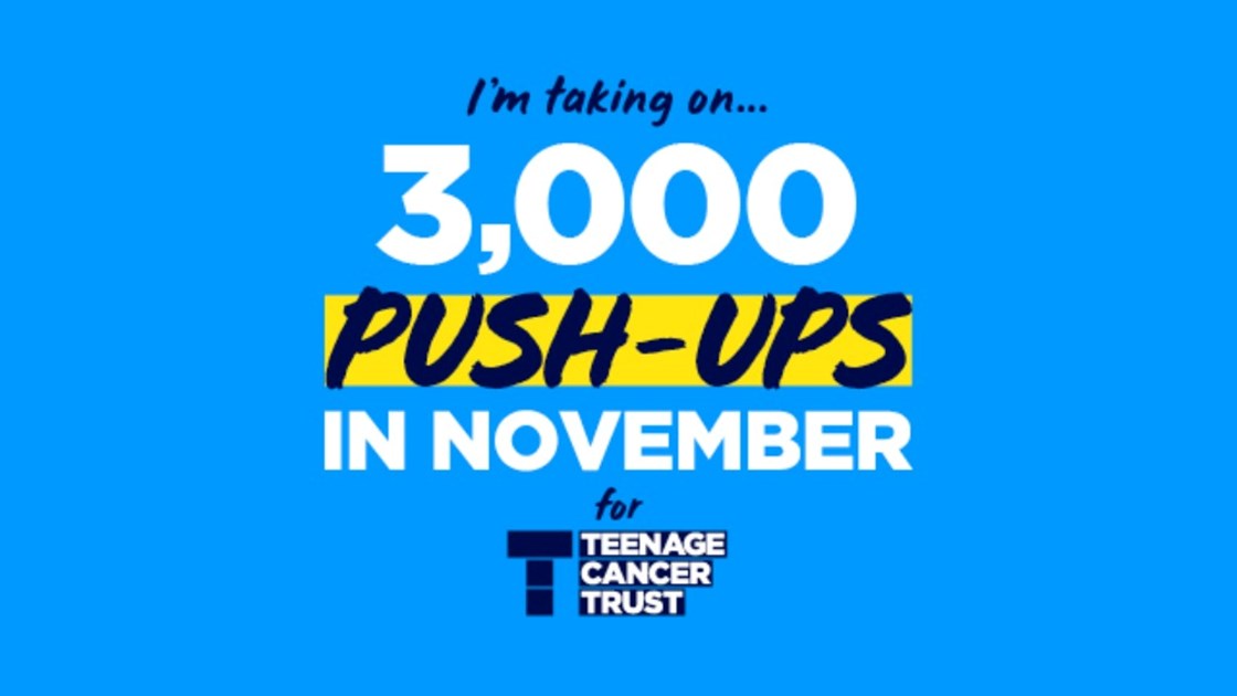 matthewjchinn's tweet card. Help Matthew Chinn raise money to support Teenage Cancer Trust