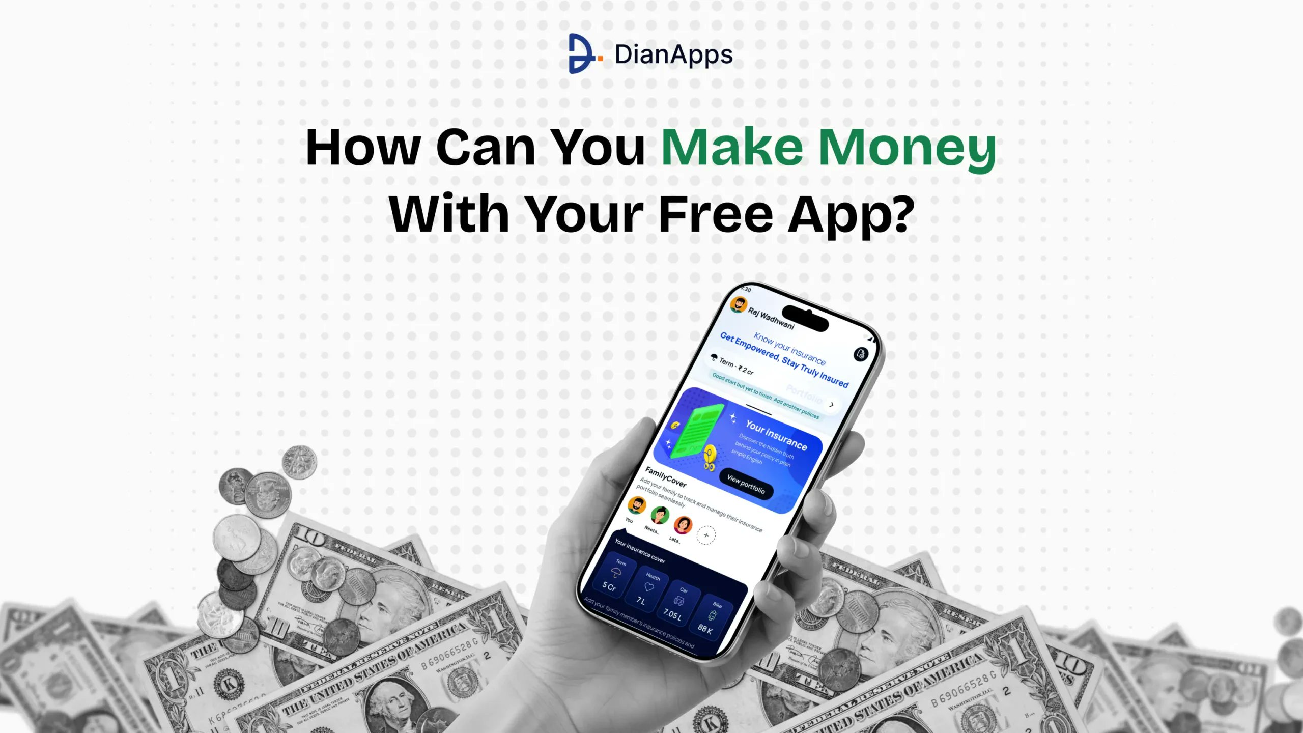 DianApps_Tech's tweet card. Learn smart ways to make money with your free app. Explore in-app purchases, ads, subscriptions, and tips from DianApps for real results.