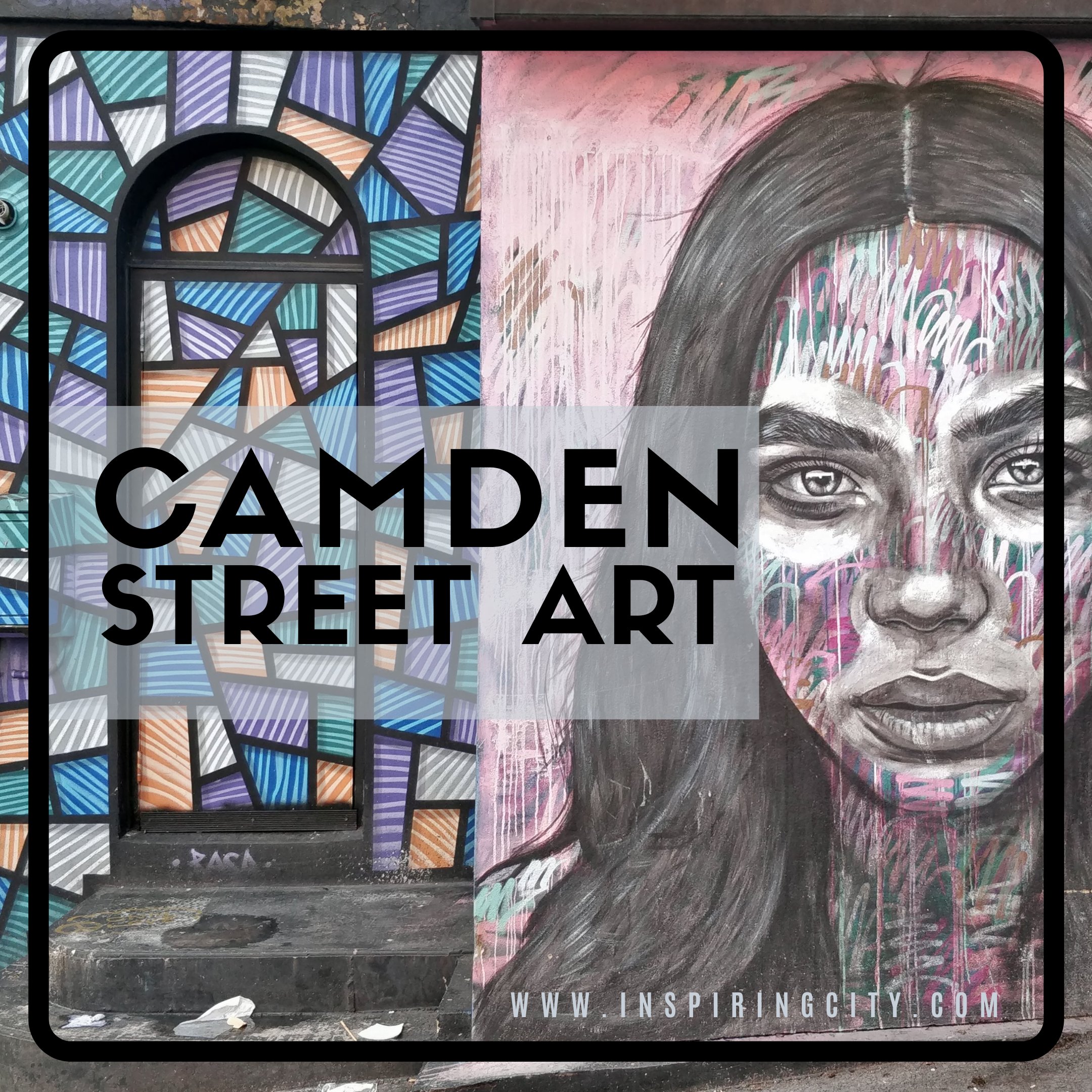 nynsnotes's tweet card. Camden has always been a great place to find street art. Over the years the area has changed. It's seen a lot of development. The area by the canal in