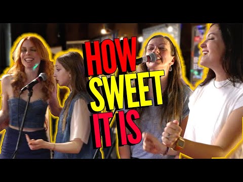 davidwain's tweet card. 'How Sweet It Is' (James Taylor) | Middle Aged Dad Jam Band