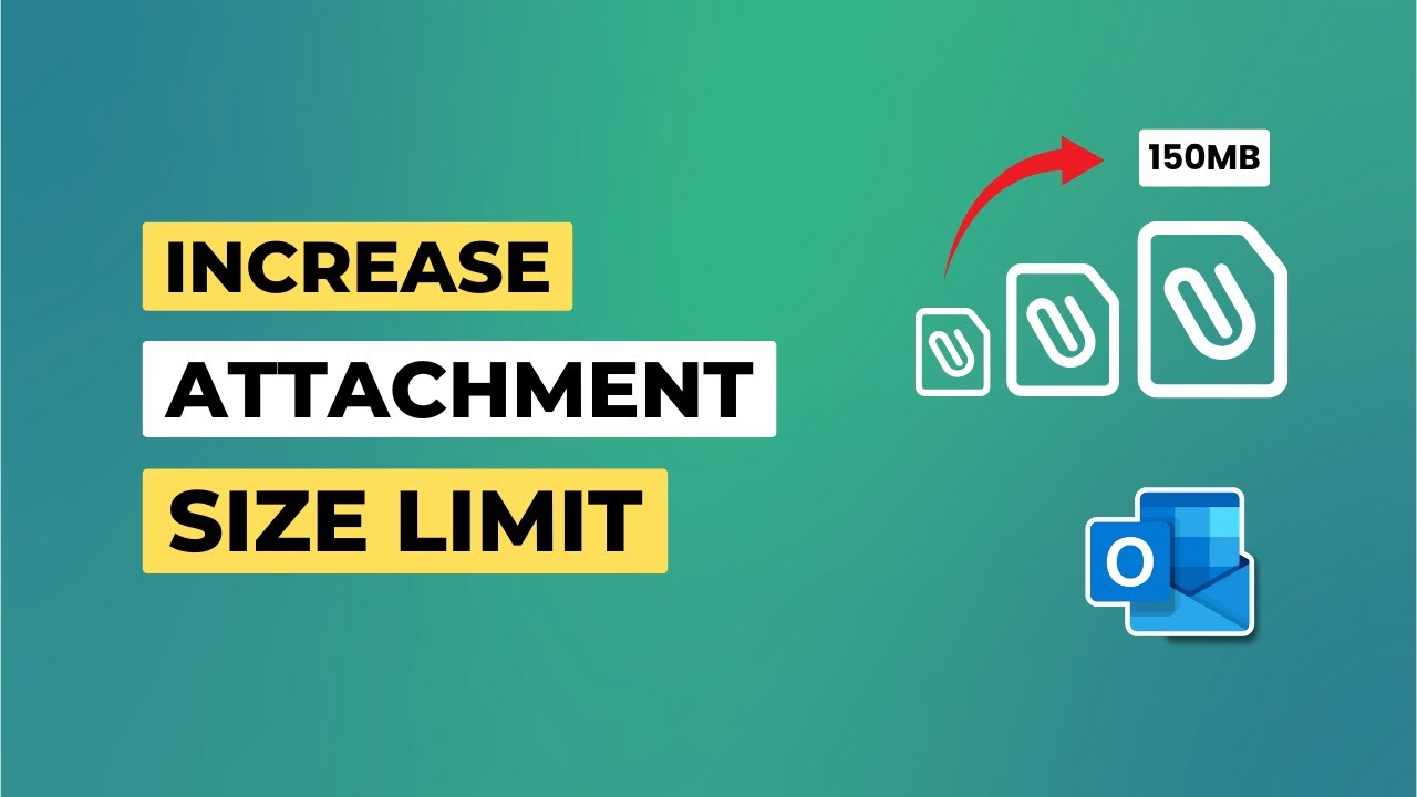technolo_giate's tweet card. How to Increase Outlook Attachment Size Limit | Send Large Files in...