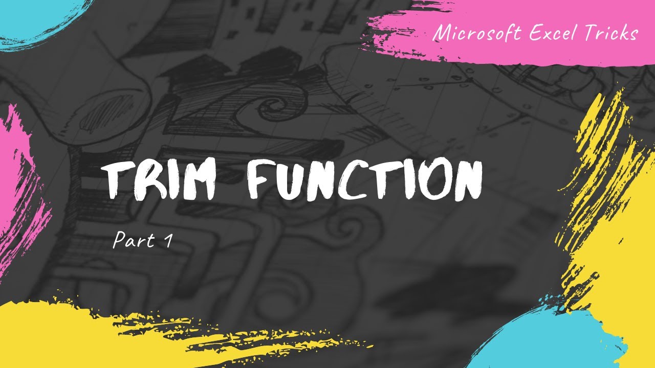 techbulu's tweet card. Excel Tricks - Part 1 - Trim Function