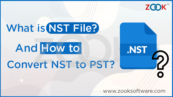 ZOOKSoftware's tweet card. Know about NST File of Outlook. What is NST file and where it is located. How can we open NST File in Outlook and several technical specifications.