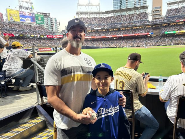 sdut's tweet card. A look at the sights and sounds from Tuesday’s Padres-Dodgers NLDS game at Petco Park.