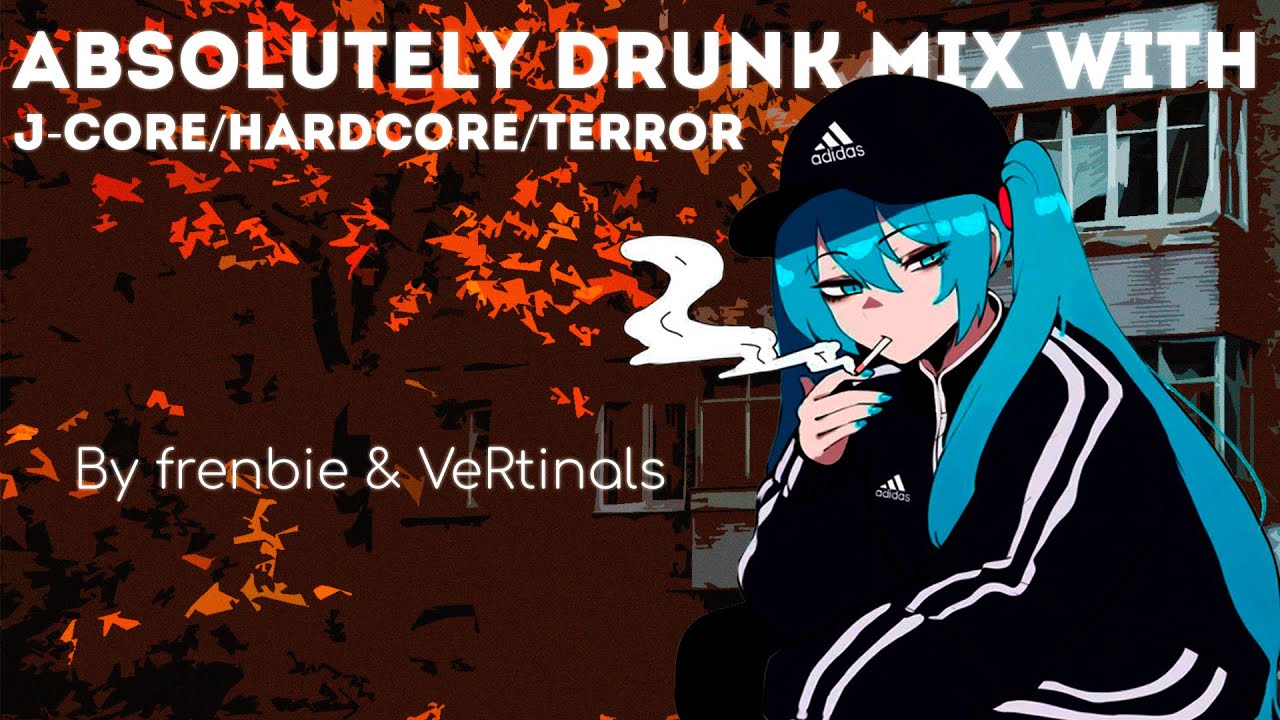 Vadim_Rafikov's tweet card. Absolutely drunk mix with J-core/Hardcore/Terror